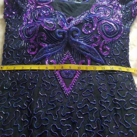 Vintage Beaded Dress - Picture 3 of 4